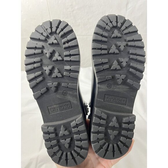 Divided H&M Black combat boot size 7 - Picture 7 of 11